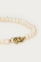 Zoetwaterparel kralen armband met slotje - My Jewellery
