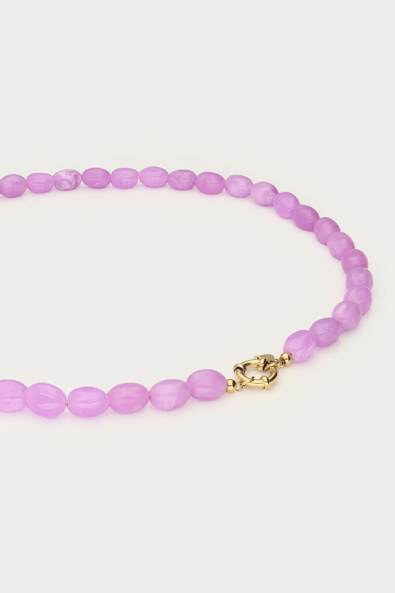 Kralenketting paars - My Jewellery