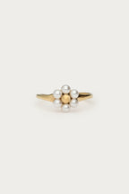 Ring met zoetwaterparel bloem - My Jewellery