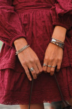 Vintage bangle 'hammered' - My Jewellery
