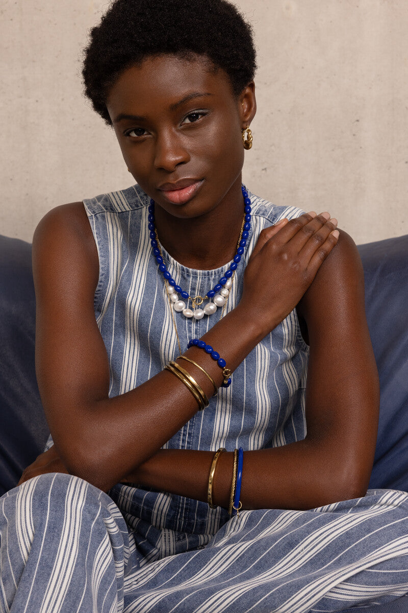 Kralenketting blauw - My Jewellery