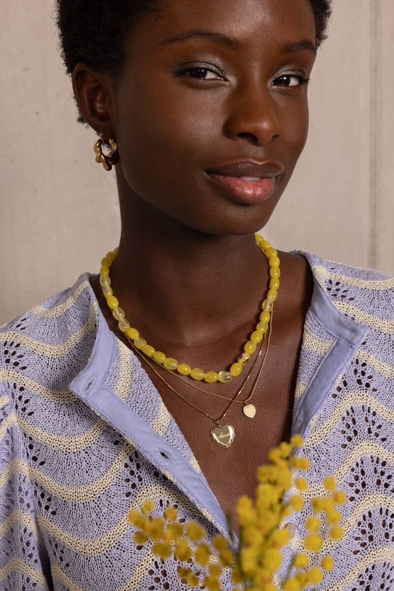 Kralenketting geel - My Jewellery