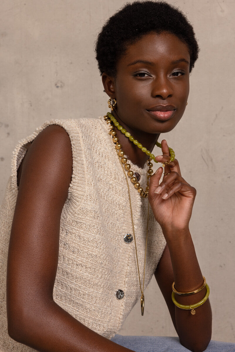 Kralenketting groen - My Jewellery