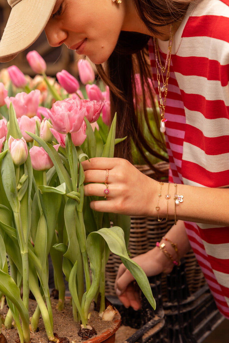 Armband met open hartjes - My Jewellery