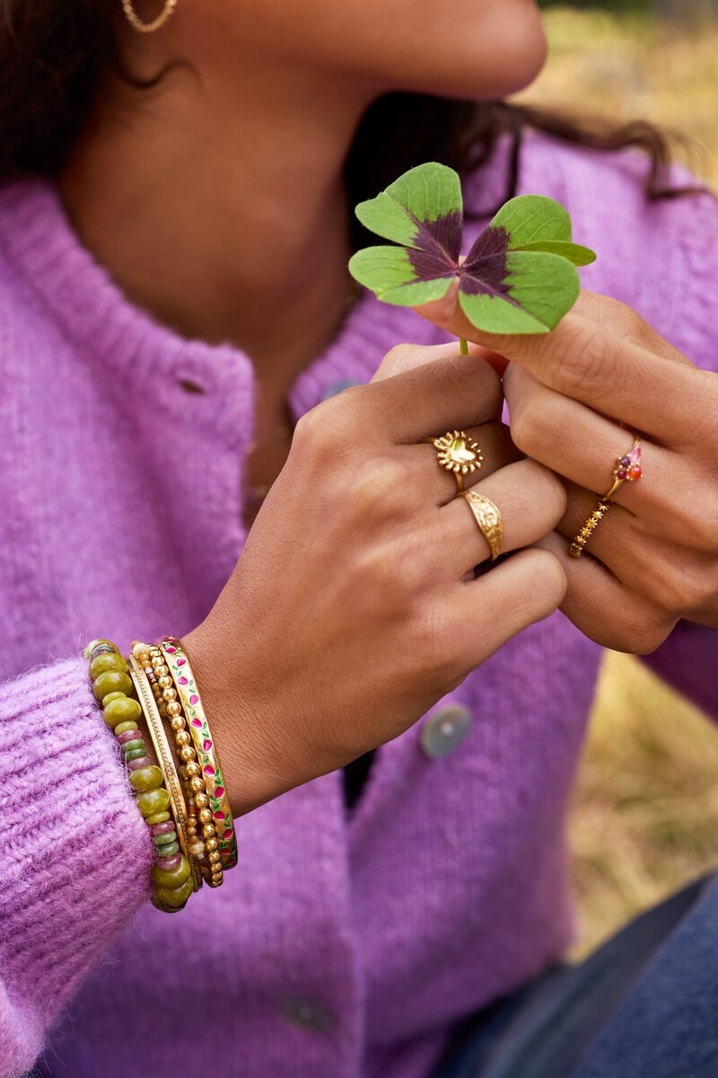 Fortune Armreif mit Vintage-Blumen - My Jewellery