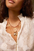 Fortune roze ketting met mini kralen - My Jewellery