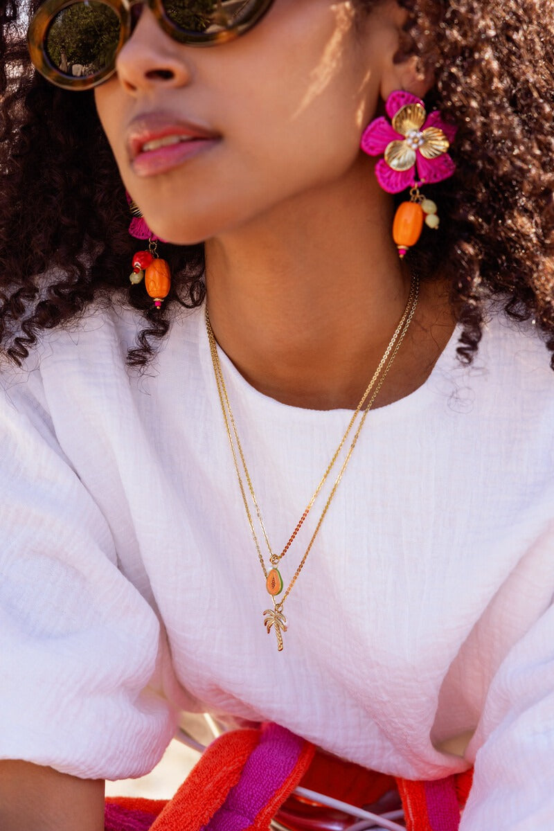 Tropical ketting met papaja - My Jewellery