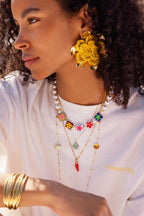 Tropical ketting met papegaai - My Jewellery