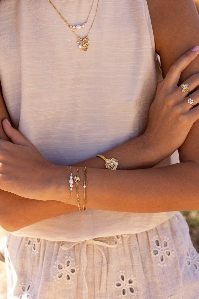 Armband met natuurlijke parels en kralen - My Jewellery