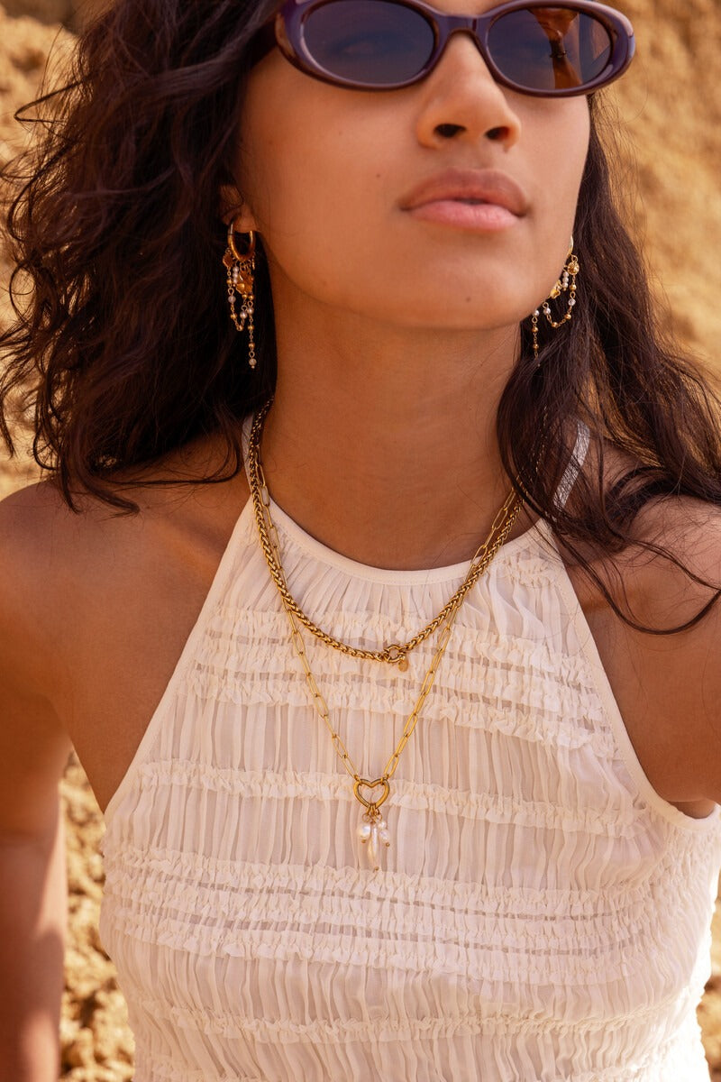 Basic schakelketting met slotje - My Jewellery