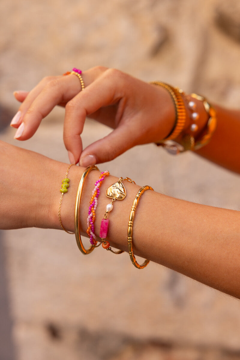 Ciao armband met kralen en hartje