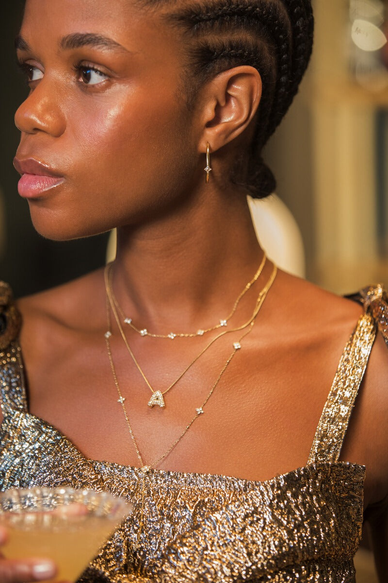Magical oorringen met klaver strass - My Jewellery