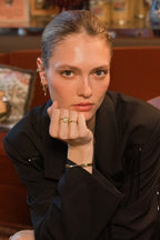 Magical driedubbele ring met strass stenen - My Jewellery