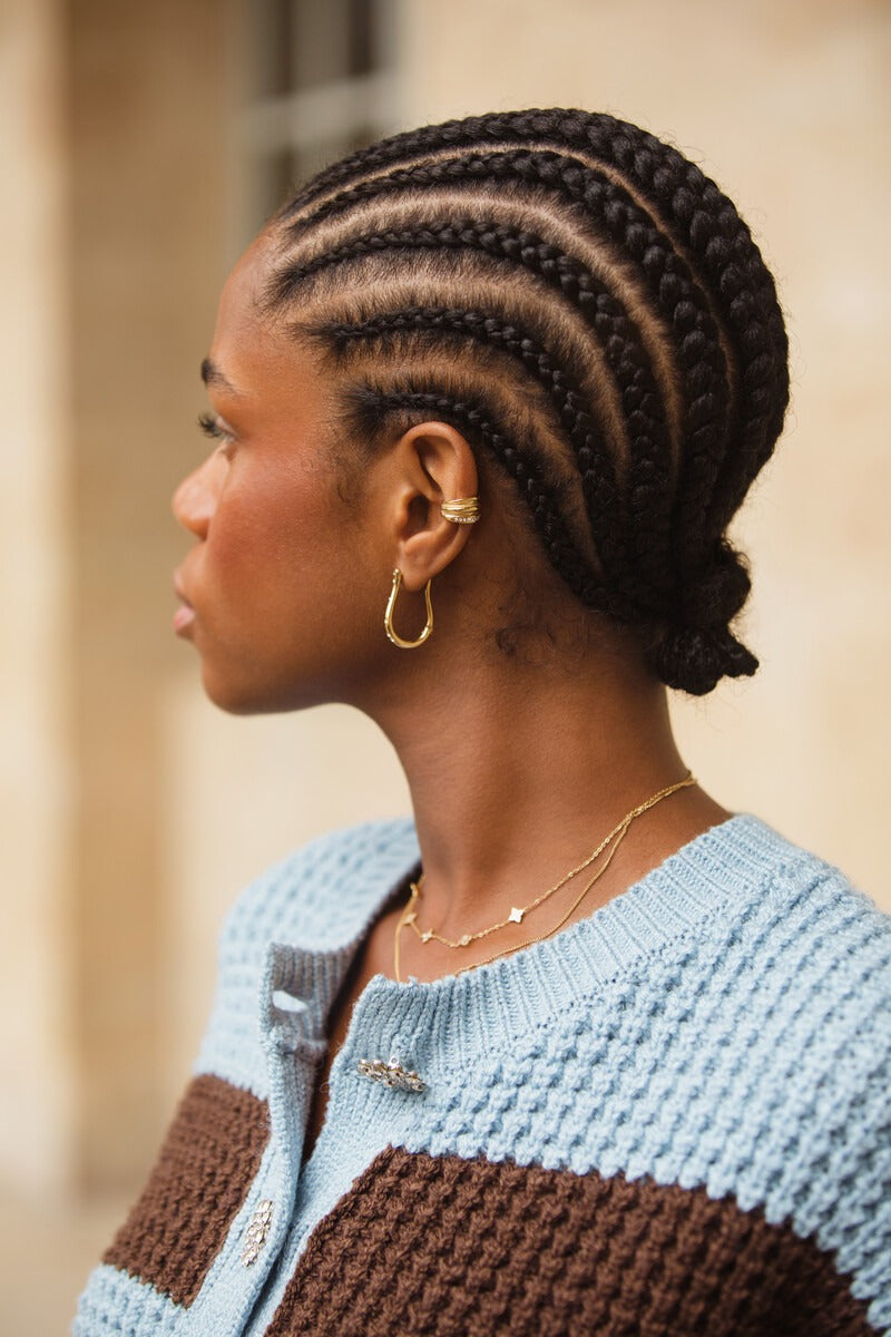 Magical dubbele ear cuff met strass - My Jewellery