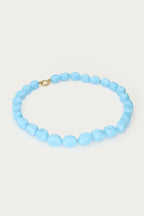 Tropical blauwe kralen ketting - My Jewellery