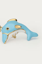 Tropical bedel met blauwe dolfijn - My Jewellery