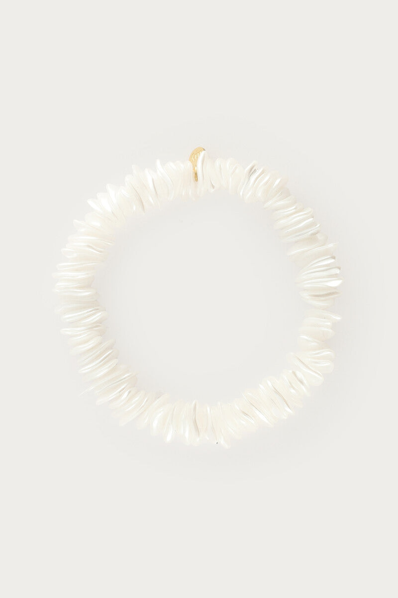 Tropical elastieken armband met schelpen - My Jewellery