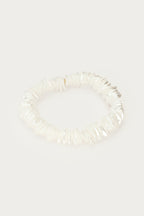 Tropical elastieken armband met schelpen - My Jewellery