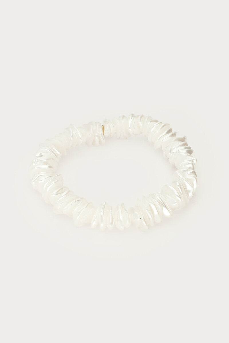 Tropical elastieken armband met schelpen - My Jewellery