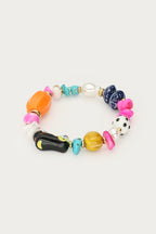 Tropical elastieken armband met toekan - My Jewellery
