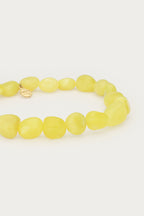 Tropical geel-groene elastieken kralen armband - My Jewellery