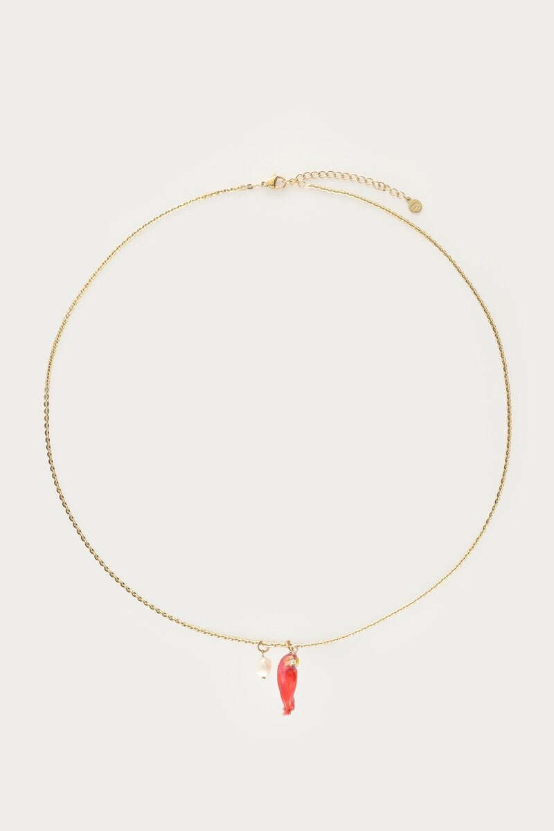 Tropical ketting met papegaai - My Jewellery