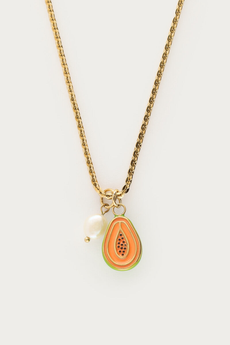 Tropical ketting met papaja - My Jewellery