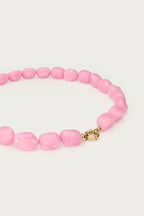 Tropical roze kralen ketting - My Jewellery