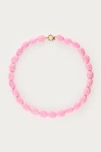 Tropical roze kralen ketting - My Jewellery