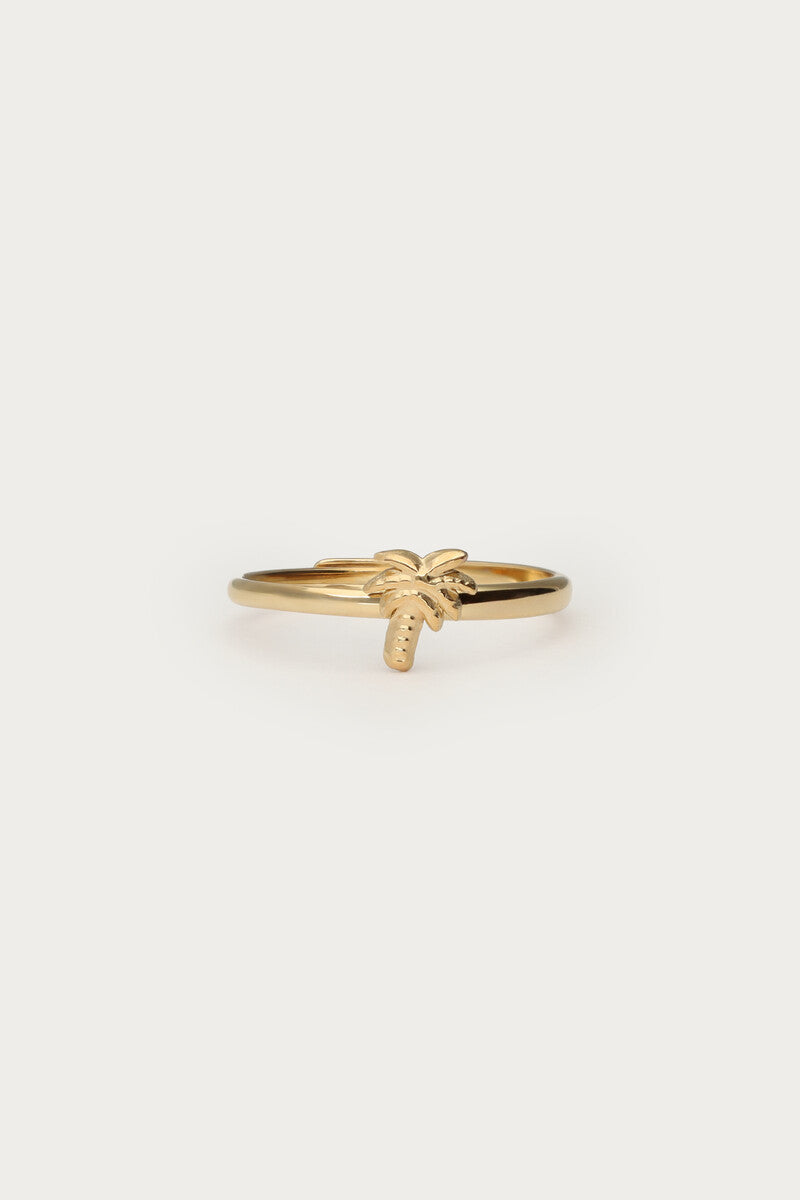 Tropical ring met palmboom - My Jewellery