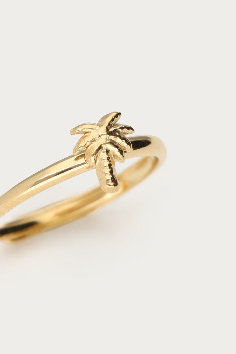 Tropical ring met palmboom - My Jewellery