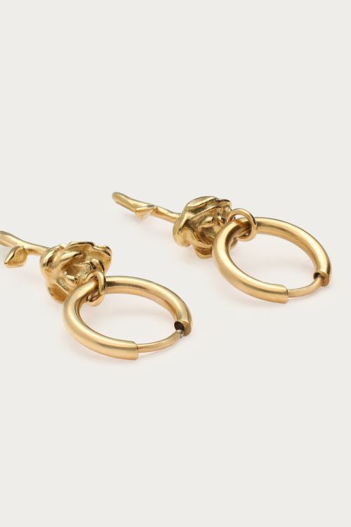 Vintage oorringen met rozen - My Jewellery