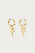 Vintage oorringen met rozen - My Jewellery
