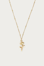 Vintage ketting met dots en roos - My Jewellery