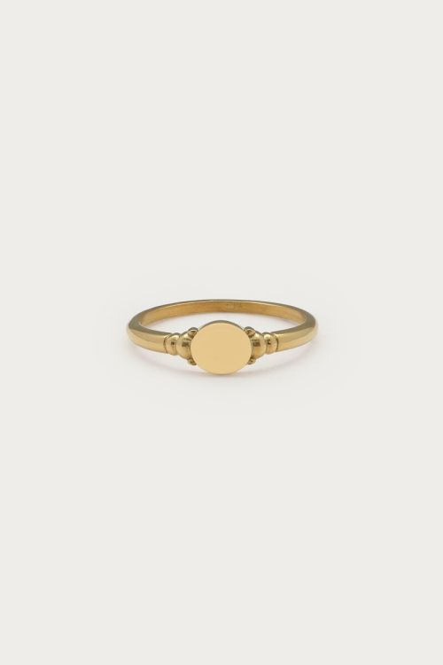 Vintage zegelring met dots - My Jewellery